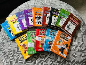 14 books - Diary of a Wimpy Kid & 8-bit Warrior