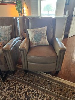 Estate sale: chairs, shelves, tables, lamps, ottoman etc