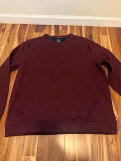 Burgundy Crew Neck Sweatshirt