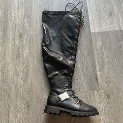 New Over The Knee Extra Wide Calf Boots Size 9