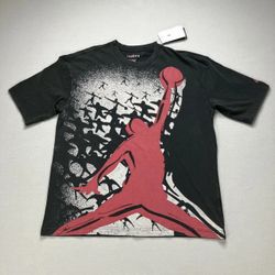 Jordan T-Shirt Mens XL Oversized Fit Jumpman Logo Reissue T-Shirt Tee - Black - Size M, L, XL
