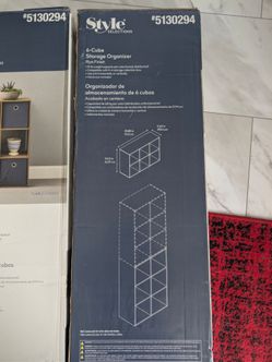 2 storage organizers 6-cube $30 each
