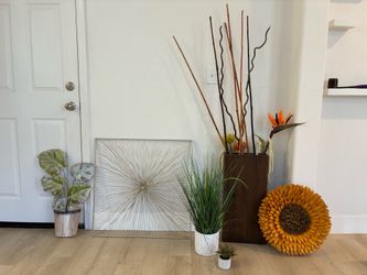 6 decorative items - sell lot
