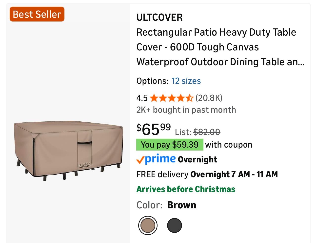 Patio Heavy Duty Furniture Cover