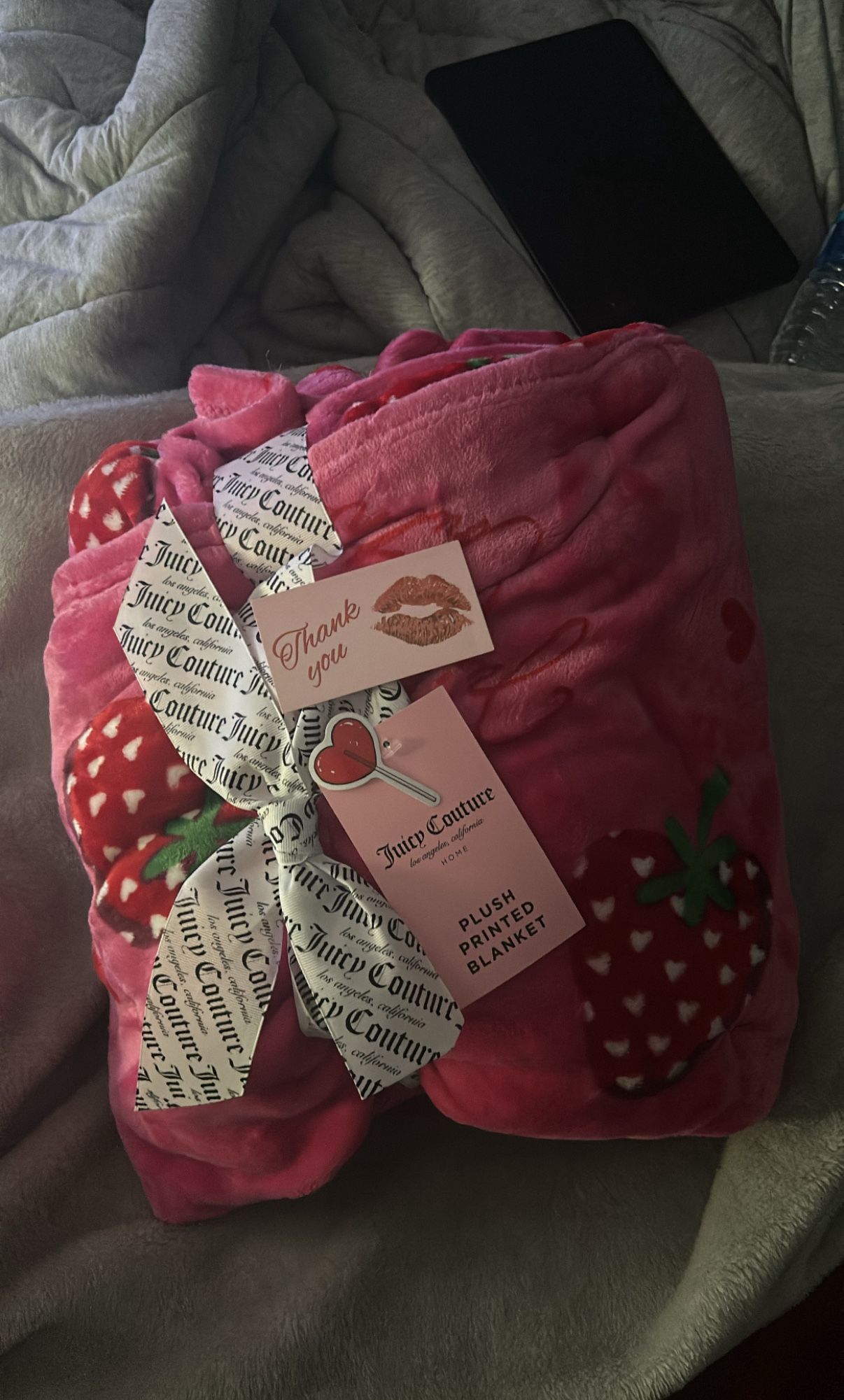Juicy Couture Valentines Day Blanket 
