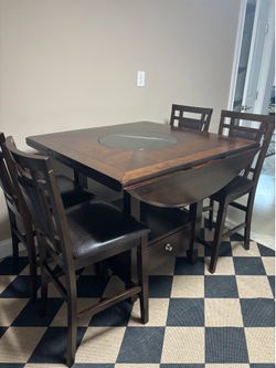 Table and chairs