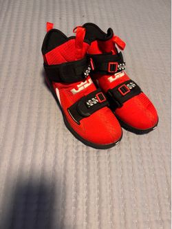 Lebron Soldier 23s pure red