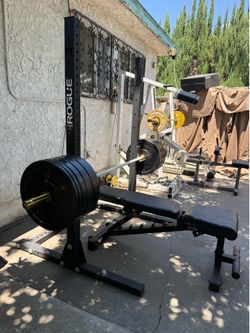 Rogue fitness gym set up for sale