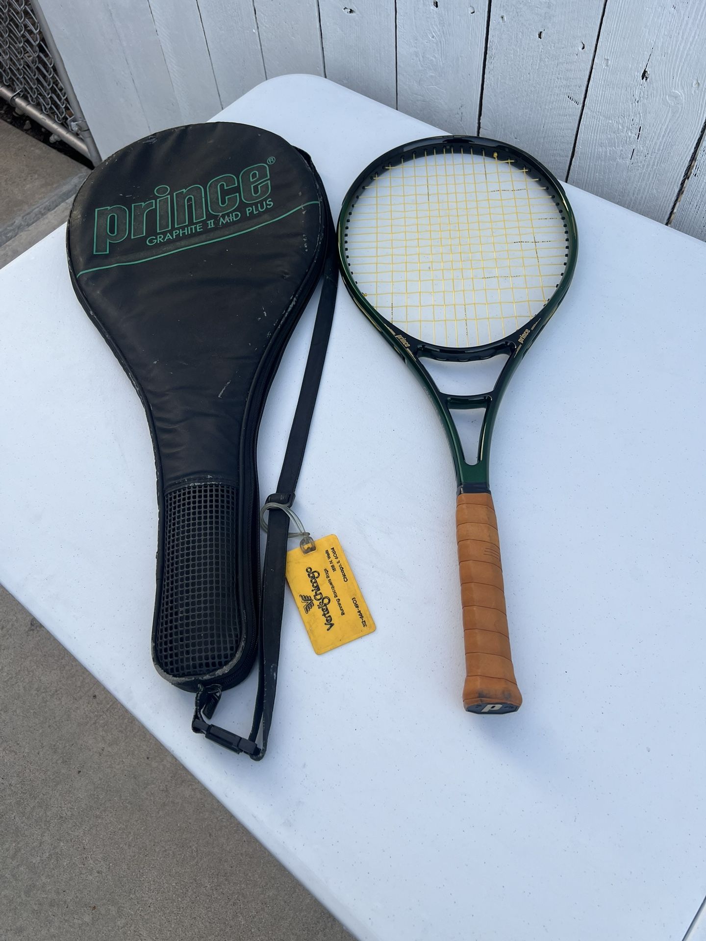 RARE! Prince Graphite Il MidPlus Widebody Power Tennis Racket 4 1/2 grip with cover