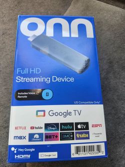 Brand New Onn Google TV Boxes ( Fully Loaded)