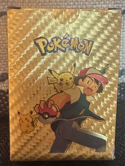 Gold Foil Pokémon Card Set
