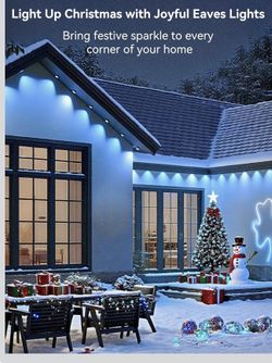 Permanent Outdoor Lights, 500FT RGB IP67 Waterproof Eaves Lighting, Smart LED Outside House Lights with App/Remote Control for Halloween, Christmas De