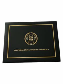 California State University Long Beach Diploma Cover for graduation