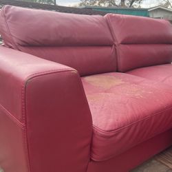 Red Sectional 