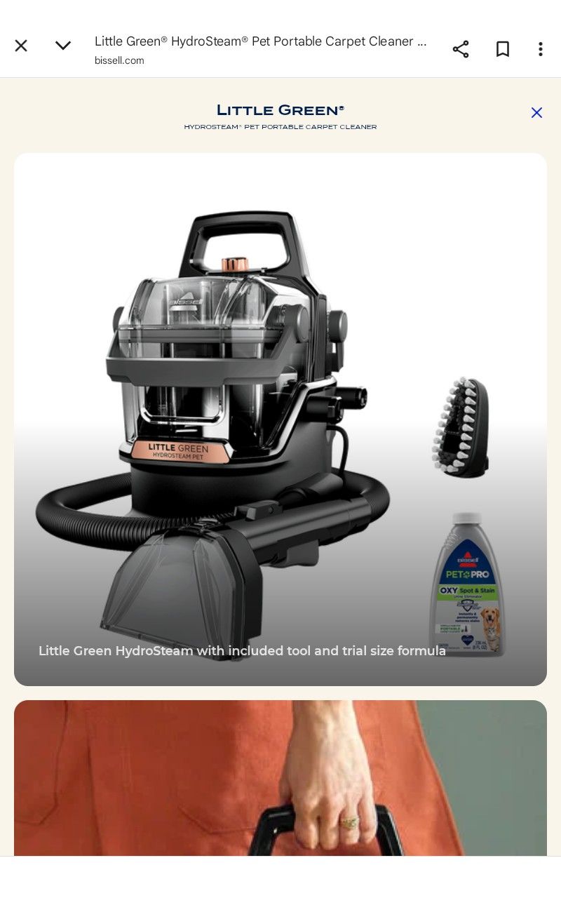 Bissell Little Green Hydro Steam