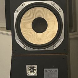 Set Of Two Kenwood Speakers In Great Shape No Issues With The Sound