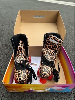 Impala Leopard Print Roller Skates – Women’s Size 9 (New)