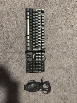 Gaming keyboard and mouse