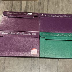 90’s US Proof sets
