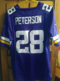 Minnesota Vikings jersey size small for adults new authentic nike on field all sewn