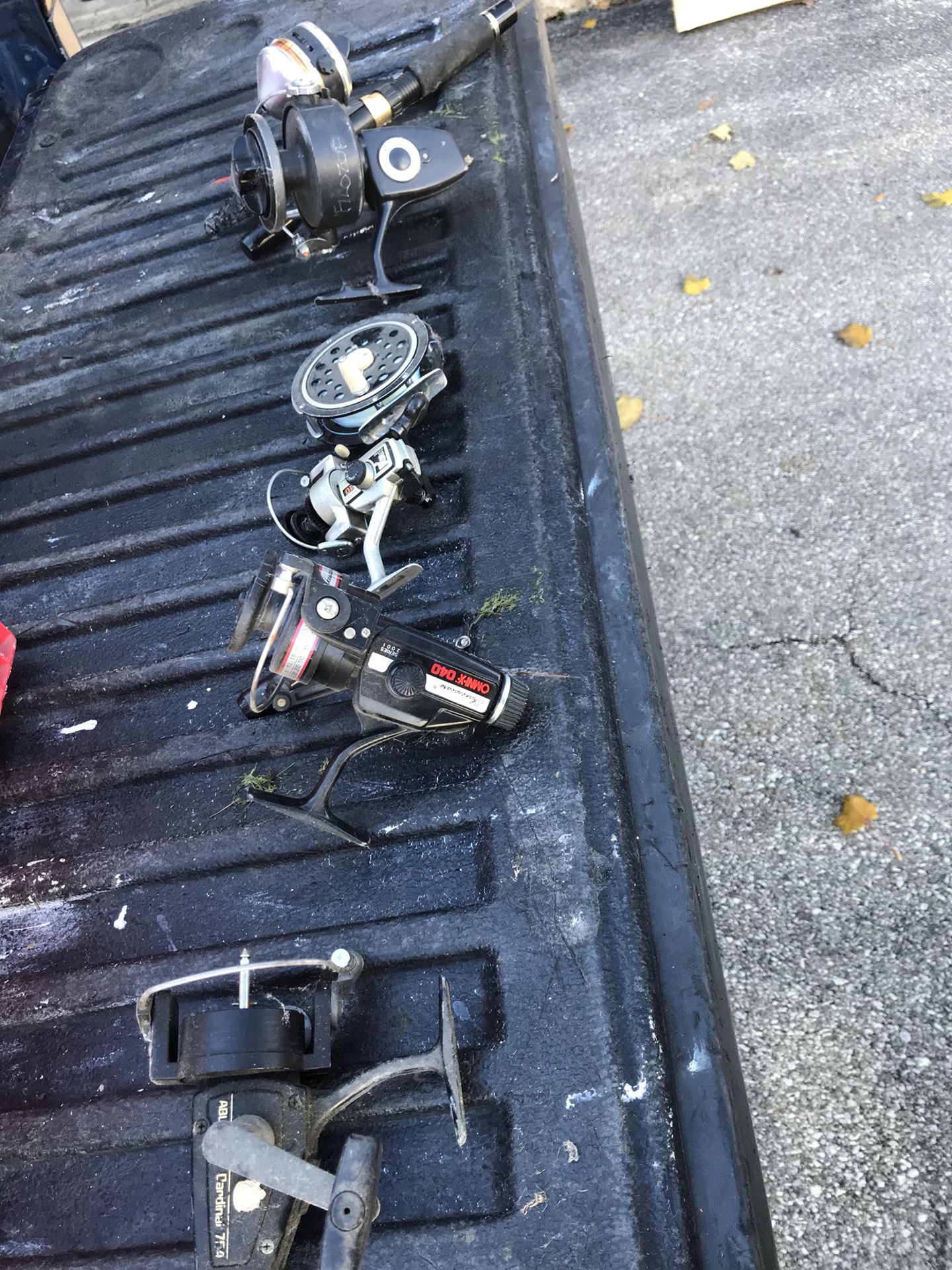 Assorted fishing reels $60 for all