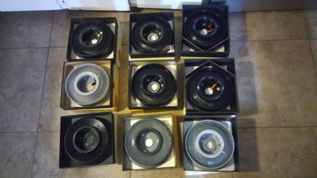 Kodak Eastman carousel transvue 140 and 80 slide trays