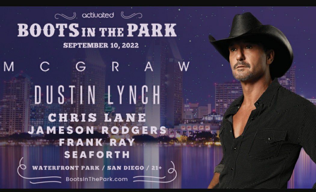 Boots In The Park Concert Tickets