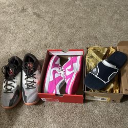 Random Nike Dunks, Slides, Jacket