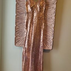 Gold Squin Dress
