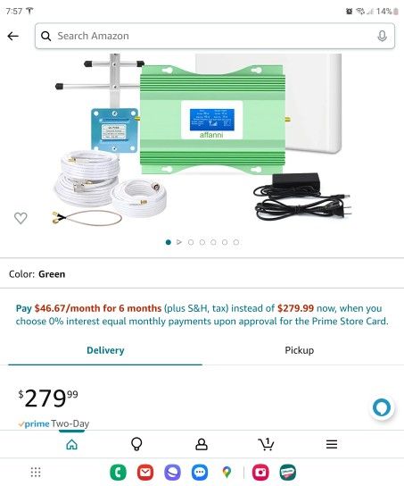 Verizon Cell Phone Signal Booster AT&T Sprint T Mobile Verizon Signal Booster ATT 4G LTE 5G Cell Phone Booster for Home 6,000sqft Cell Signal Booster