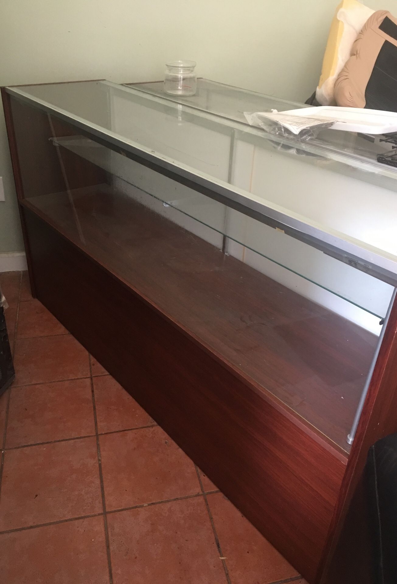 Display case 72”x18”