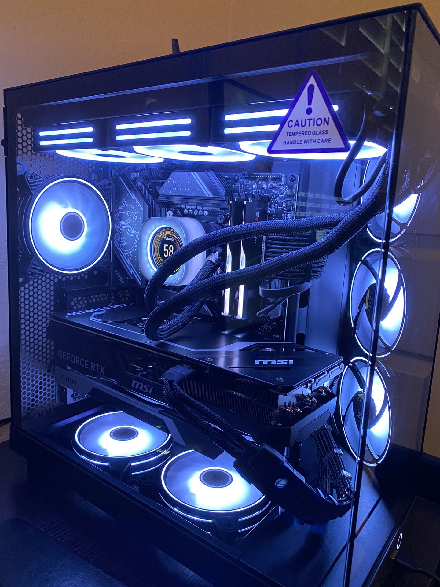 Intel 13700k RTX 4070ti Super 1TB 32gb Ram Gaming PC