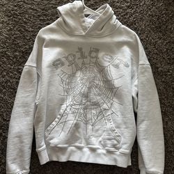White Sp5der hoodie