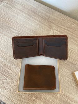 Hand made Mens Real Leather Wallet