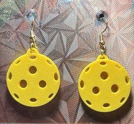 Pickle Ball Earrings 