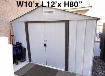 Metal Outdoor Storage Shed 10’x12’