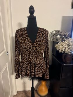 Cheetah prints blouse