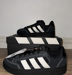 Adidas Originals Men's Black and Blue Trainers