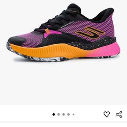 Sketchers Slip-Ins Black/Pink 8.5 Womens