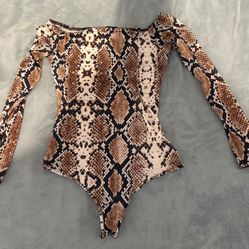 Leopard Print Bodysuit
