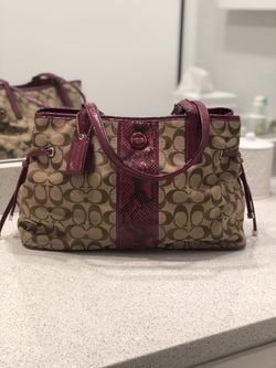 Coach purse tote