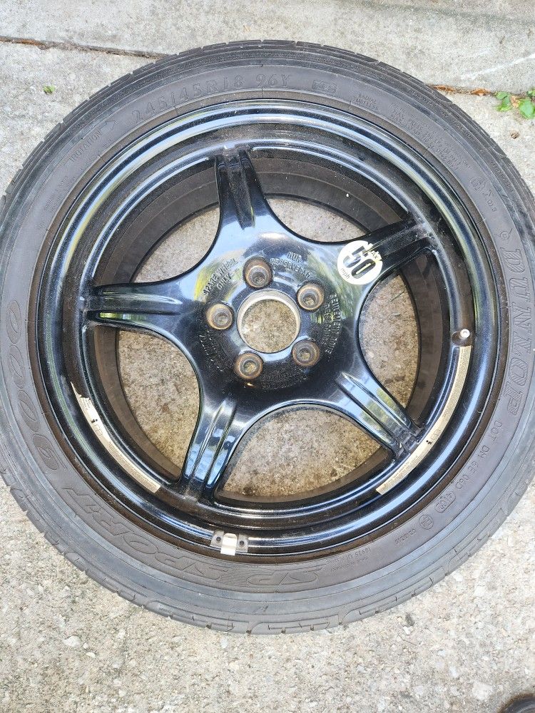 5 Lug Spare Tire 18in