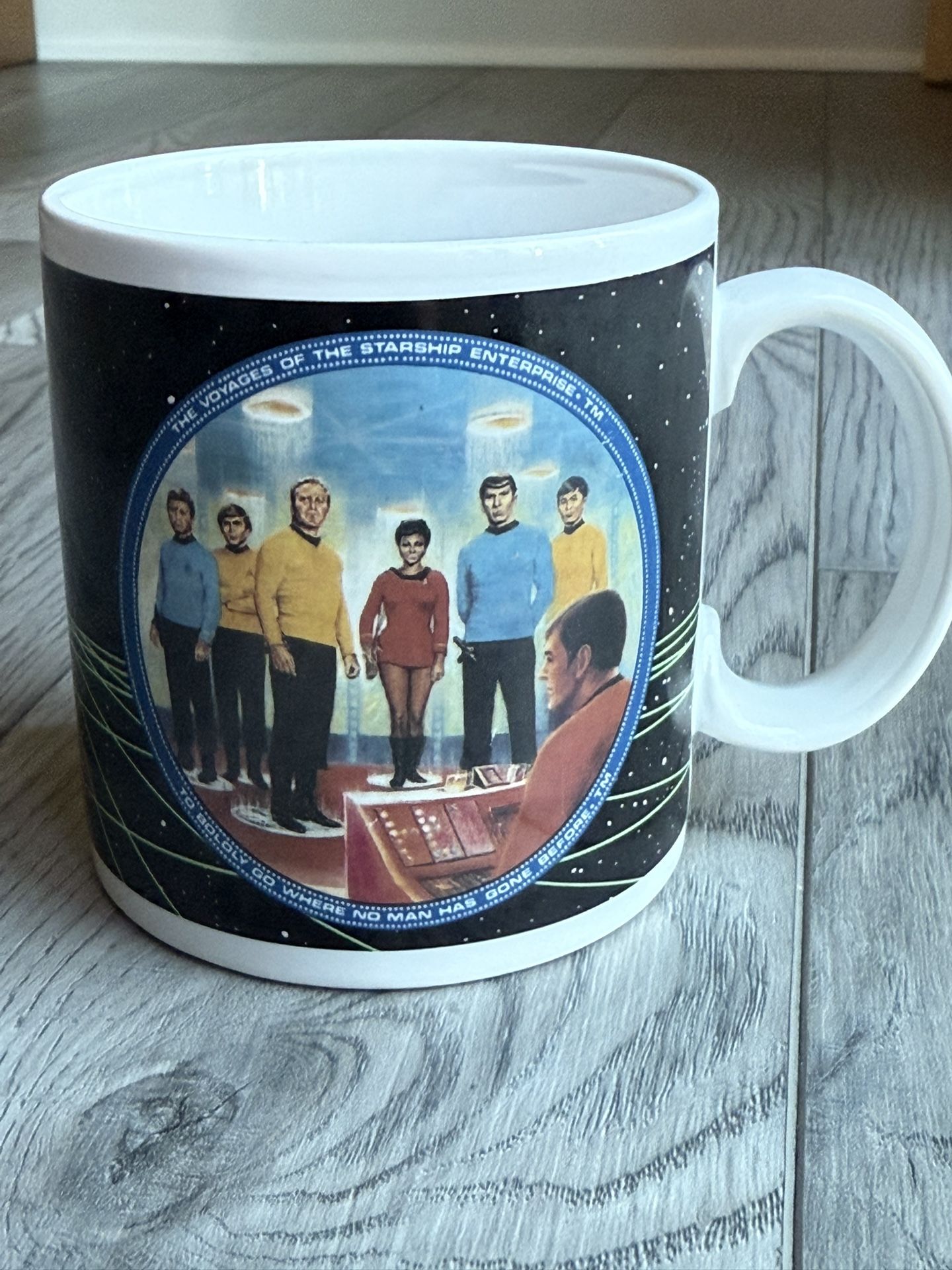 Vintage Star Trek U.S.S. Enterprise Crew Coffee Mug