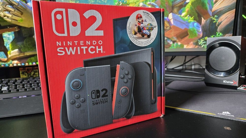Nintendo Switch 2 With Mario 