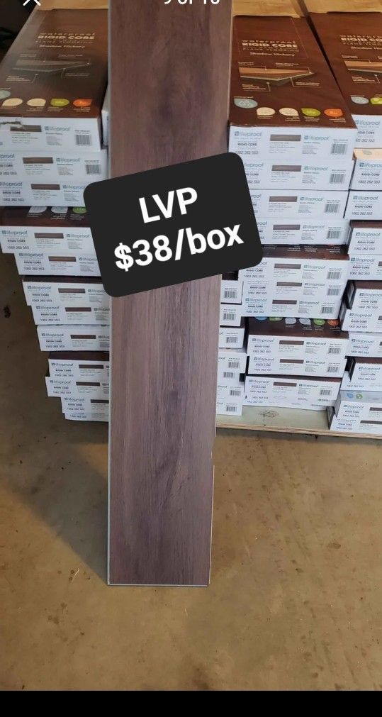 Lifeproof LVP Flooring Luxury Vinyl Flooring Waterproof With Underlayment **BRAND NEW IN BOX