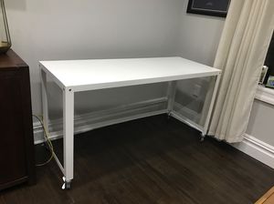 Go Cart White Rolling Console Table Cb2 For Sale In New York Ny