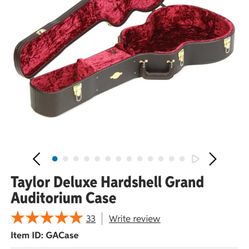 Taylor Guitar Hard Case Like New 200-800