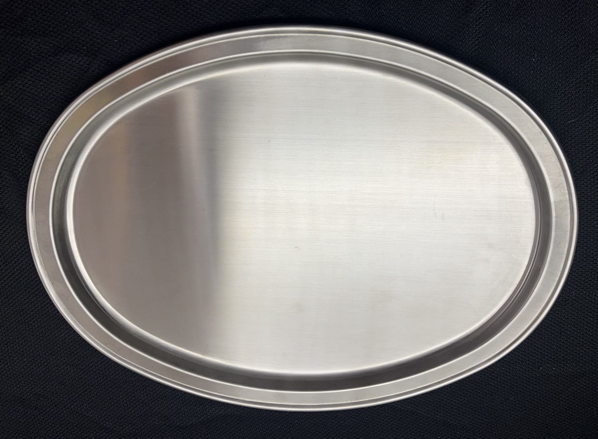NEW - Crate & Barrel Stainless Steel Server/Carver Tray 21.5”