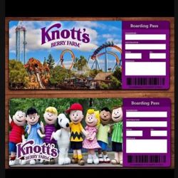 Knotts Berry Farm Tickets 