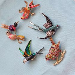 Brand NEW BIRD BROOCHES